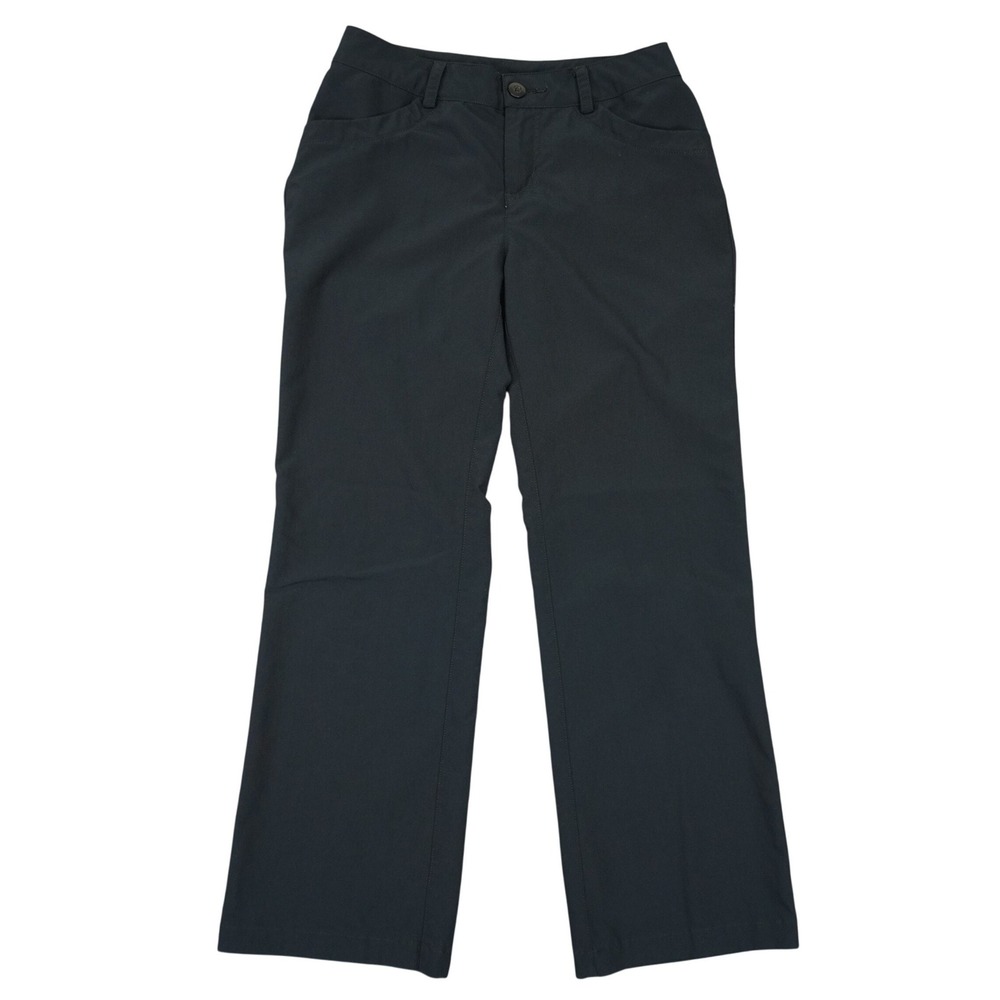 Patagonia Hiking Pants Women 2 Black Straight Leg Outdoor Performance Travel